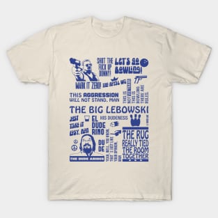 The Big Lebowski Quotes T-Shirt